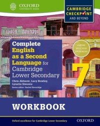 COMPLETE ENGLISH AS A SECOND LANGUAGE FOR CAMBRIDGE LOWER SECONDARY WORKBOOK 7 (ISBN: 9780198378150)