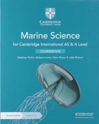 CAMBRIDGE INTERNATIONAL AS & A LEVEL MARINE SCIENCE COURSEBOOK WITH DIGITAL ACCESS (2 YEARS) (ISBN: 9781108866064)