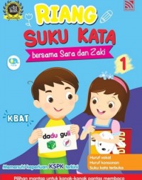 RIANG SUKU KATA BERSAMA SARA DAN ZAKI BUKU 1 (ISBN: 9786297557632)