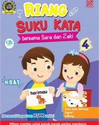 RIANG SUKU KATA BERSAMA SARA DAN ZAKI BUKU 4 (ISBN: 9786297557663)