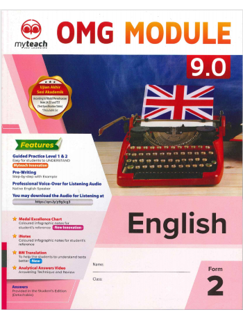 OMG (MODUL) 9.0 ENGLISH FORM 2 (2025) (ISBN: 9786297668864)
