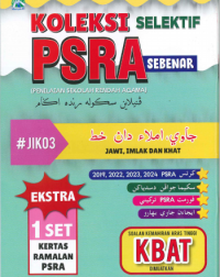 KOLEKSI SELEKTIF PSRA SEBENAR JAWI,IMLAK DAN KHAT (ISBN: 9786297774022)