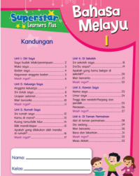 SUPERSTAR LEARNER 1 BAHASA MELAYU (FOREIGNER) (ISBN: 9789670007335)