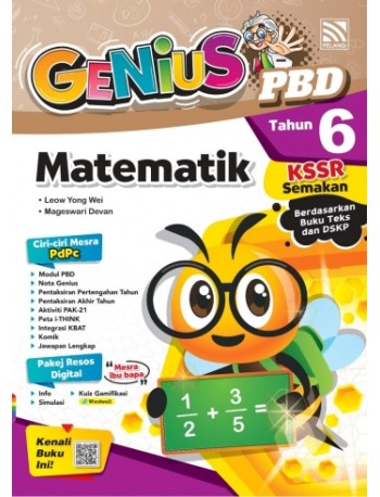 GENIUS PBD MATEMATIK TAHUN 6 KSSR (ISBN: 9789670084602) GENIUS PBD MATEMATIK TAHUN 6 KSSR (ISBN: 9789670084602)