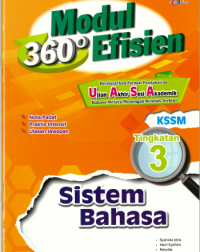 MODUL 360 EFISIEN KSSM SISTEM BAHASA TINGKATAN 3 (ISBN: 9789672529675)