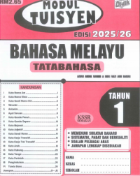 MODUL TUISYEN 25/26 BAHASA MELAYU TAHUN 1 TATABAHASA (ISBN: 9789674709198)