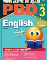 MODUL INTERAKTIF PBD KSSR ENGLISH YEAR 3 (ISBN: 9789837730885)