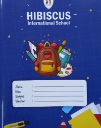 HIBISCUS EXERCISE BOOK 4 FULL LINE RED BLUE F5 (ISBN:HIB_EB_04)