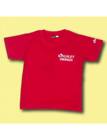 P.E T-SHIRT RED - VIKINGS