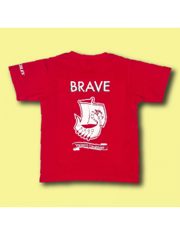 P.E T-SHIRT RED - VIKINGS