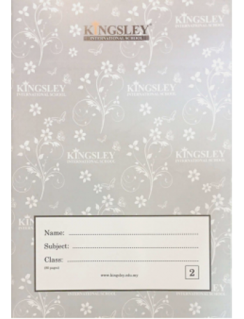 NO 2 - TRIPLE LINED EXERCISE BOOK - (ENGLISH WRITING) (ISBN: P17-A4RB4L-2)