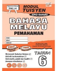 MODUL TUISYEN BAHASA MELAYU PEMAHAMAN TAHUN 6 (ISBN: 9789674700034)