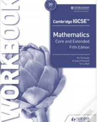 CAMBRIDGE IGCSE CORE AND EXTENDED MATHEMATICS WORKBOOK FIFTH EDITION (ISBN: 9781398373921)