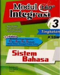 MODUL 360 INTEGRASI SISTEM BAHASA TINGKATAN 3 (ISBN: 9789672526933)