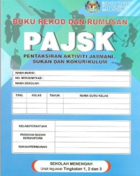 BUKU TEKS BUKU REKOD DAN RUMUSAN PAJSK TINGKATAN 1, 2 DAN 3 (ISBN:: 9789674630256)