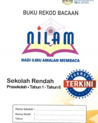 BUKU REKOD BACAAN NILAM SEKOLAH RENDAH (TAHUN 1 6) (ISBN: 9789674633240)