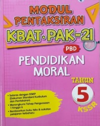 MODUL PENTAKSIRAN PENDIDIKAN MORAL TAHUN 5 KSSR (ISBN: 9789674872526)