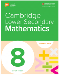 CAMBRIDGE LOWER SECONDARY MATHEMATICS GRADE 8 STUDENT'S BOOK + EBOOK BUNDLE (1 YEARS) (ISBN: 9789815090406)